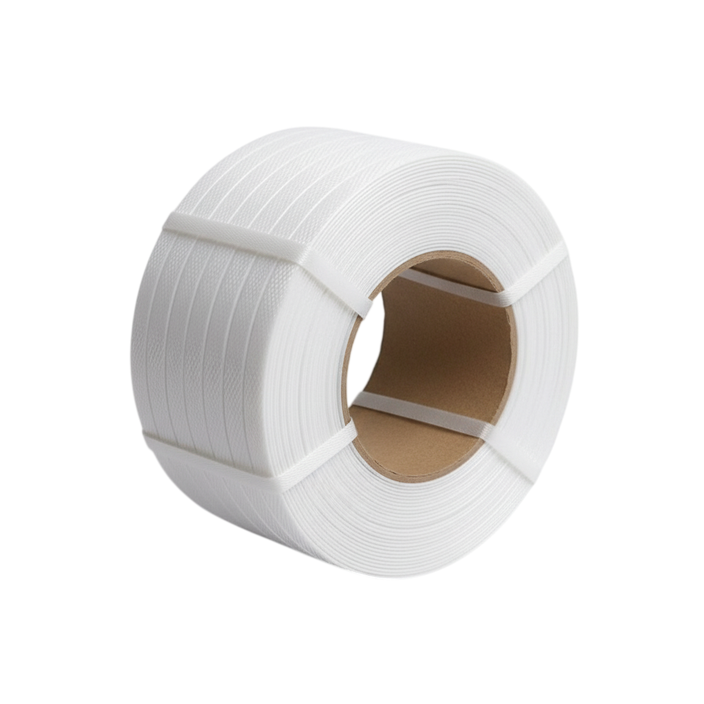 White PP Polypropylene Strapping Rolls